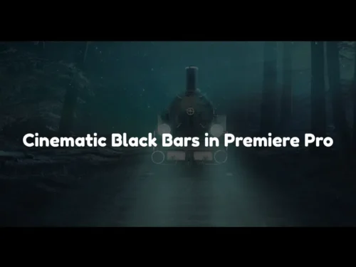 How to Quickly Add Cinematic Black Bars in Premiere Pro.